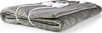 Attēls no Nedis PEBL130CWT2 koc elektryczny 120 W Szary, Biay Polar, Poliester