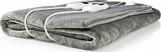 Picture of Nedis PEBL130CWT2 koc elektryczny 120 W Szary, Biay Polar, Poliester