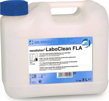 Attēls no Neodisher Neodisher LaboClean FLA - Wysoko alkaliczny rodek myjcy do szka laboratoryjnego - 5 l
