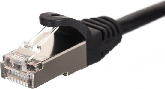 Picture of NetRack Patchcord RJ45, kat. 6 FTP F/UTP, 1m, Netrack, czarny