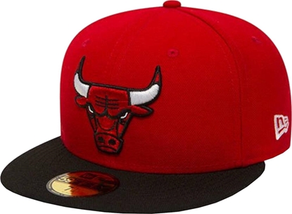 Изображение New Era New Era Chicago Bulls NBA Basic Cap 10861624 Czerwone 7 1/4