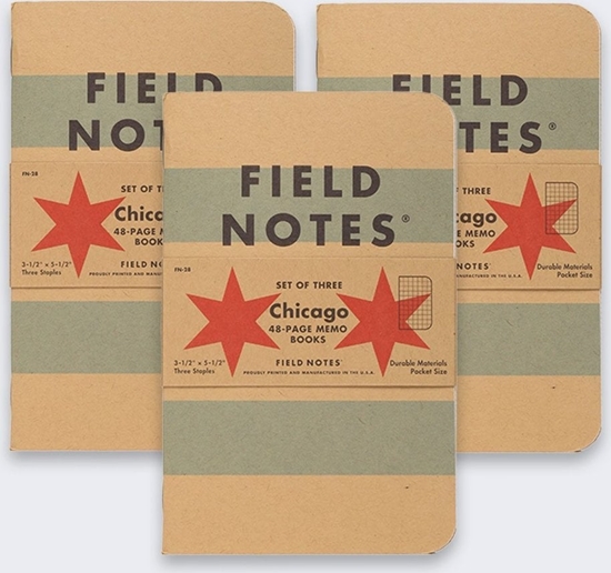 Picture of New Era Notes Field Notes Chicago Edition Kratka 3 szt.