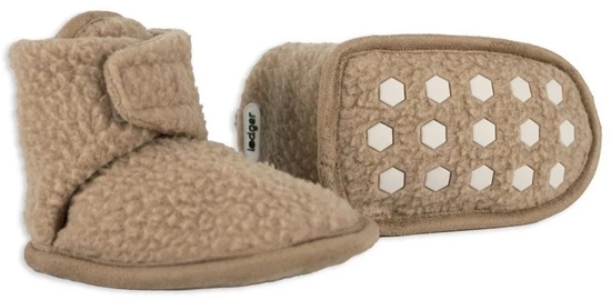 Изображение New! Lodger Slipper Teddy slippers Beige 6-12m SLT 630_6-12