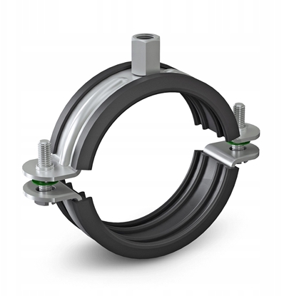 Picture of Niczuk Obejma pojedyncza DUO z izolacj 6" BK (160-169)