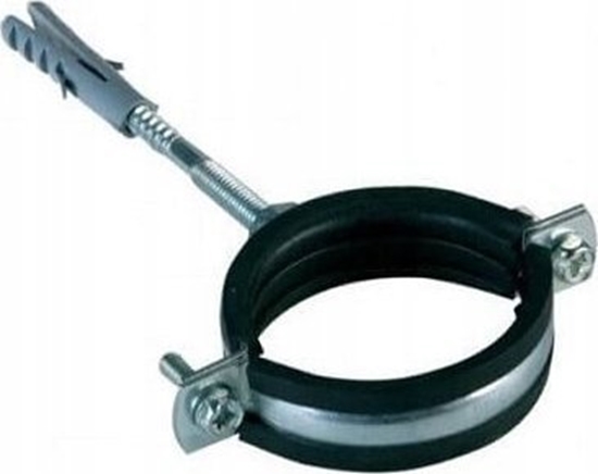 Picture of Niczuk Obejma pojedyncza DUO z izolacj 1 1/2" BK (46-51)