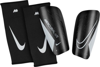 Изображение Nike Ochraniacze na gole Mercurial Lite r. M czarny