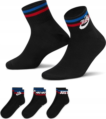 Picture of Nike Skarpety Nike Everyday Essential 3Pack DX5080 010 DX5080 010 czarny 38-42