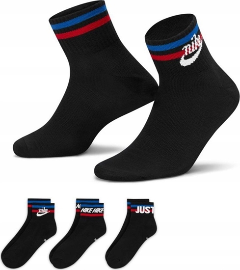 Picture of Nike Skarpety Nike Everyday Essential 3Pack DX5080 010 DX5080 010 czarny 38-42