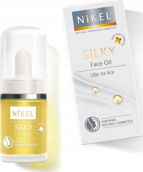 Изображение Nikel NIKEL, SILKY, olejek do twarzy Immortelle,  buteleczka 15 ml