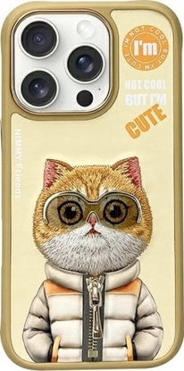 Picture of Nimmy iPhone 16 Pro 6.3" case khaki Cool&Cute 2.0 Cat