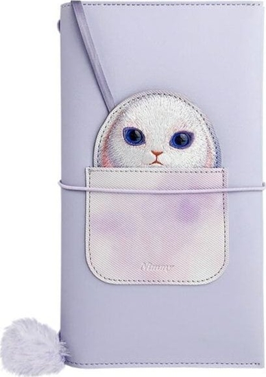 Picture of Nimmy Set 2in1 notebook + pen purple/purple Big Eyed Pet 2.0 Rabbit