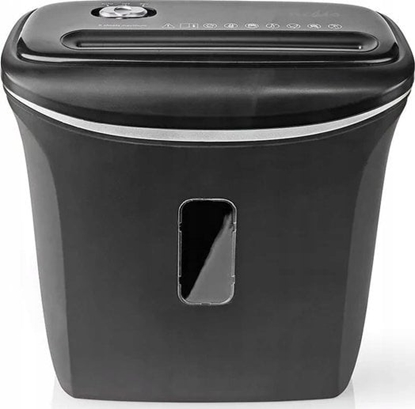 Изображение Niszczarka Nedis Nedis PASH120BKA4 niszczarka Rozdrabnianie tamowe 22 cm Czarny