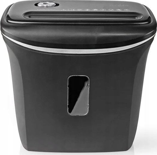 Изображение Niszczarka Nedis Nedis PASH120BKA4 niszczarka Rozdrabnianie tamowe 22 cm Czarny