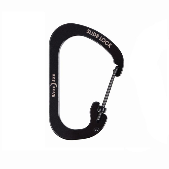 Изображение Nite Ize Karabiczyk SlideLock #4 stal nierdzewna czarny (CSL4-01-R6)