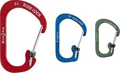 Изображение NiteIze Zestaw Karabinków Nite Ize Slide Lock 2,3,4 ALU