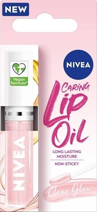 Picture of Nivea Caring Lip Oil pielgnujcy olejek do ust Clear Glow 5.5 ml