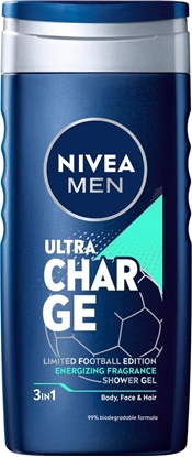Picture of Nivea MEN el pod prysznic 3w1 Ultra Charge 250 ml - wersja limitowana