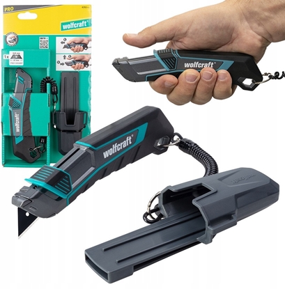 Attēls no Nó z futeraem, z ostrzem trapezowym PRO SAFETY wolfcraft