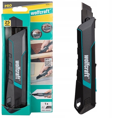 Attēls no Nó z odamywanym ostrzem 25 mm PRO SAFETY, wolfcraft