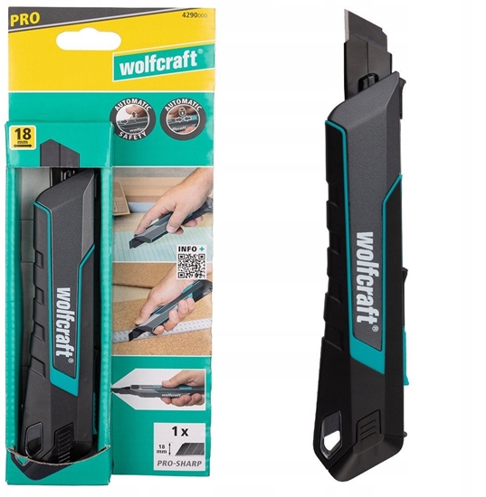 Изображение Nó z odamywanym ostrzem PRO SAFETY, 18 mm wolfcraft