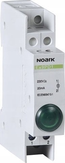 Picture of Noark Lampka sygnalizacyjna Noark 102443 230V AC/DC 1 zielona
