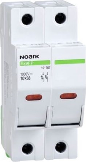 Picture of Noark Podstawa bezpiecznikowa, 30 A, 1000 V DC, 2-bieg., DC-20B, optyczny wskanik zadziaania (Ex9FP 2P 30A)
