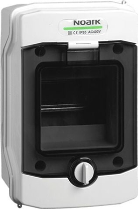 Attēls no Noark Rozdzielnica N/T 1x4 hermetyczna IP65 N+PE PHS 4T 101492