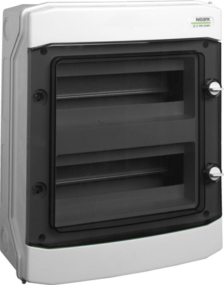 Picture of Noark Rozdzielnica N/T 2x12 hermetyczna IP65 N+PE PHS 24T 101495