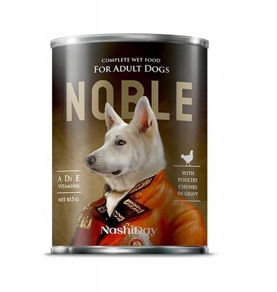 Picture of NOBLE DOG 415g  DRÓB  ( kawaki w sosie   )    /24