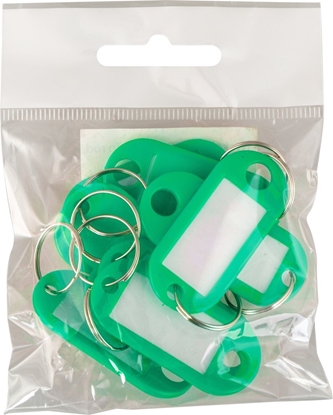 Attēls no Nøglering PET 10stk Grøn
