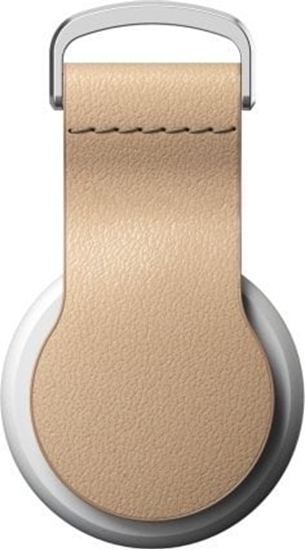 Изображение Nomad Airtag Leather Loop 90 degrees Natural