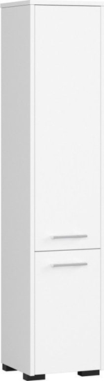 Изображение Nore Aukta vonios spintel-lentyna NORE Fin su 2-omis durelmis, balta