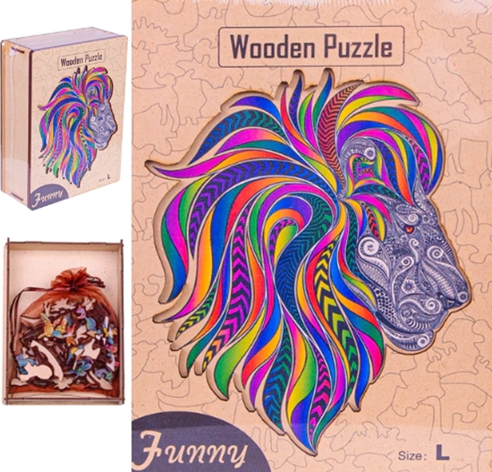 Изображение Norimpex DREWNIANE PUZZLE DLA DOROSYCH UKADANKA PREZENT