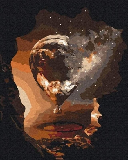 Picture of Norimpex Malowanie po numerach - Balon górski 40x50cm