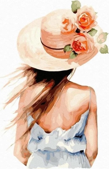 Изображение Norimpex Malowanie po numerach - Dziewczyna.. 40x50cm