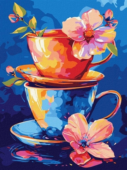 Изображение Norimpex Malowanie po numerach - Filianki 30x40cm