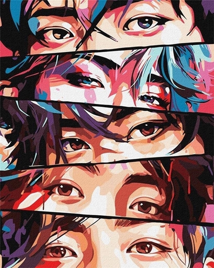 Picture of Norimpex Malowanie po numerach - Tajemnicze oczy 40x50cm