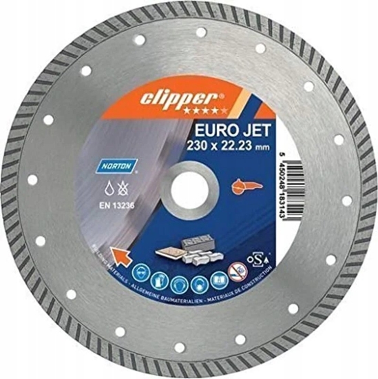 Picture of Norton Clipper TARCZA DIAMENTOWA 230x22,2mm CIGA TURBO PRO EURO JET NORTON CLIPPER - 70184610267