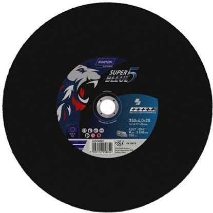 Picture of NORTON SHIELD. 350 x4.0 x 20 A 24 T-BF41 FOR METAL FOR STHILA