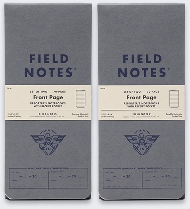 Attēls no Notes Dziennikarski Field Notes Front Page Linie