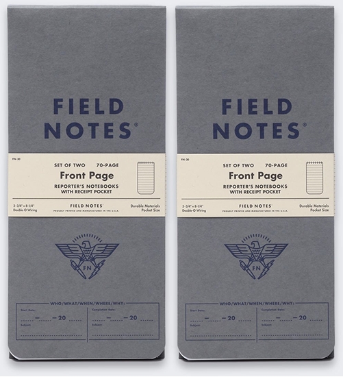 Picture of Notes Dziennikarski Field Notes Front Page Linie