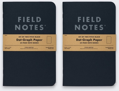 Attēls no ASTRA art-pap Notes Field Notes Pirch Black Large Kropki 2 szt.