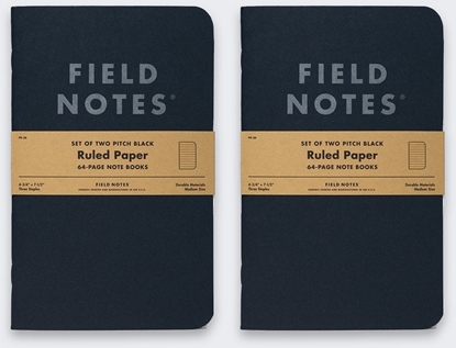 Attēls no Notes Field Notes Pirch Black Large Linie 2 Pa
