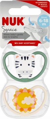 Picture of NUK NUK SMOCZEK USP 2EL 6-18 SPACE ZEBRA10736931 1/6