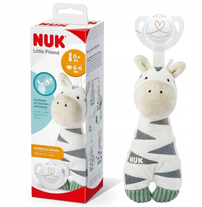 Attēls no NUK Schnuller Buddy Little Friend Zebra