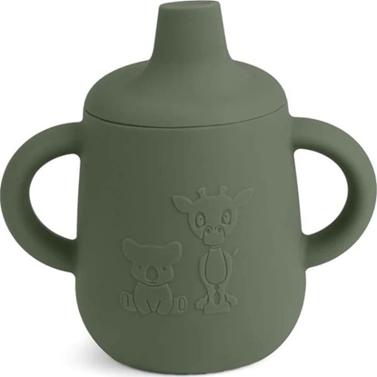 Attēls no Nuuroo nuuroo - kubeczek silikonowy niekapek z ustnikiem Aiko Dusty Green