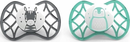 Attēls no Nuvita Nuvita, Zestaw 2xSmoczek ortodontyczny 0m+ neutralny