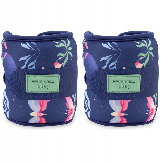 Picture of Obcienia na kostki i nadgarstki 2x 1,5 kg Spokey THE BLOOM FORM