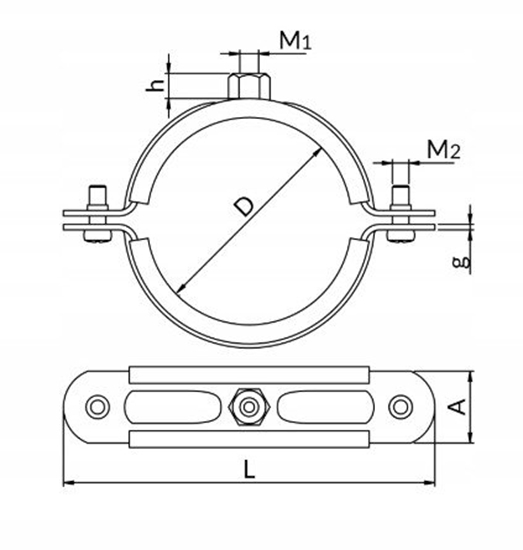 Picture of Obejma pojedyncza HOBBY bez okadziny 1 1/4 KPL (41-45)