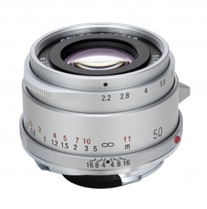 Изображение Obiektyw Voigtlander Color Skopar 50 mm f/2,2 do Leica M - srebrny